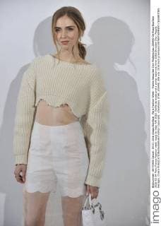 Paris Fashion Week - Promis besuchen Dior Modenschau 205450 De Rosa Starface 2016-03-04 Paris France Fashion week ready to wear AW 2016. Defile de mode pret a porter automne hiver 2016.Christian Dior. People. Ferragni, Chiara  Copyright: xDexRosax STAR_205450_006