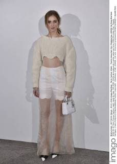 Paris Fashion Week - Promis besuchen Dior Modenschau 205450 De Rosa Starface 2016-03-04 Paris France Fashion week ready to wear AW 2016. Defile de mode pret a porter automne hiver 2016.Christian Dior. People. Ferragni, Chiara  Copyright: xDexRosax STAR_205450_118