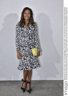 Paris Fashion Week - Promis besuchen Dior Modenschau 205450 De Rosa Starface 2016-03-04 Paris France Fashion week ready to wear AW 2016. Defile de mode pret a porter automne hiver 2016.Christian Dior. People. Harris, Naomie  Copyright: xDexRosax STAR_205450_144