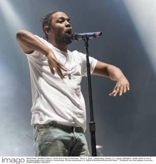 March 5, 2016 - Okeechobee, Florida, U.S - Rapper KENDRICK LAMAR performs live at the Okeechobee Music Festival in Okeechobee, Florida Okeechobee U.S. - ZUMAs135