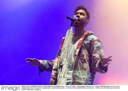 March 5, 2016 - Okeechobee, Florida, U.S - Singer MIGUEL performs live at the Okeechobee Music Festival in Okeechobee, Florida Okeechobee U.S. - ZUMAs135
