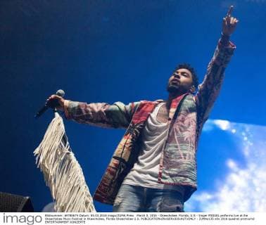 March 5, 2016 - Okeechobee, Florida, U.S - Singer MIGUEL performs live at the Okeechobee Music Festival in Okeechobee, Florida Okeechobee U.S. - ZUMAs135