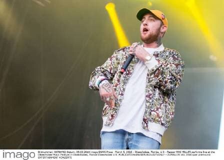March 5, 2016 - Okeechobee, Florida, U.S - Rapper MAC MILLER performs live at the Okeechobee Music Festival in Okeechobee, Florida Okeechobee U.S. - ZUMAs135