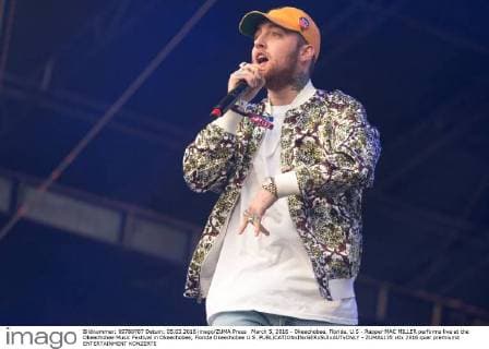 March 5, 2016 - Okeechobee, Florida, U.S - Rapper MAC MILLER performs live at the Okeechobee Music Festival in Okeechobee, Florida Okeechobee U.S. - ZUMAs135