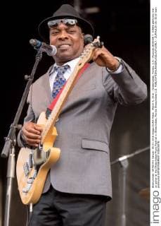 March 5, 2016 - Okeechobee, Florida, U.S - Musician BOOKER T. JONES performs live on guitar at the Okeechobee Music Festival in Okeechobee, Florida Okeechobee U.S. - ZUMAs135