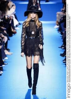 Paris Fashion Week - Elie Saab Modenschau 205459 Marineau Starface 2016-03-04 Paris France Fashion week ready to wear AW 2016. Defile de mode pret a porter automne hiver 2016. Elie Saab. Frackowiak, Magdalena  Copyright: xMarineaux STAR_205459_010