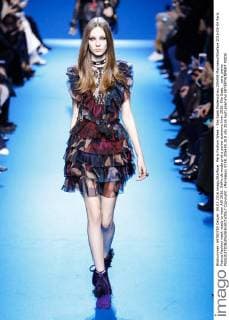Paris Fashion Week - Elie Saab Modenschau 205459 Marineau Starface 2016-03-04 Paris France Fashion week ready to wear AW 2016. Defile de mode pret a porter automne hiver 2016. Elie Saab. _sans_perso  Copyright: xMarineaux STAR_205459_019