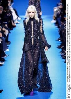 Paris Fashion Week - Elie Saab Modenschau 205459 Marineau Starface 2016-03-04 Paris France Fashion week ready to wear AW 2016. Defile de mode pret a porter automne hiver 2016. Elie Saab. _sans_perso  Copyright: xMarineaux STAR_205459_027