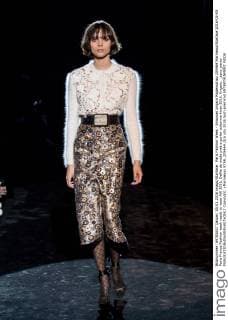 Paris Fashion Week - Emanuel Ungaro Modenschau 205464 Marineau Starface 2016-03-05 Paris France Fashion week ready to wear AW 2016. Defile de mode pret a porter automne hiver 2016. Ungaro. _sans_perso  Copyright: xMarineaux STAR_205464_016