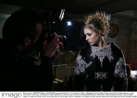 Paris Fashion Week - Bakstage Dorhout Mees Modenschau Dorhout Mees Ready to wear Fall Winter show Paris 2016 Fashion week, 644 Cordon Cordon Press  alfonsoxjimenezxvalero Dorhout Mees Ready to wear Fall Winter show Paris 2016