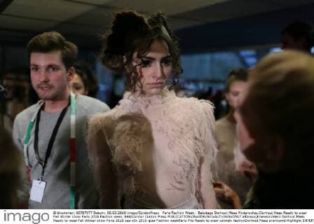 Paris Fashion Week - Bakstage Dorhout Mees Modenschau Dorhout Mees Ready to wear Fall Winter show Paris 2016 Fashion week, 644 Cordon Cordon Press  alfonsoxjimenezxvalero Dorhout Mees Ready to wear Fall Winter show Paris 2016