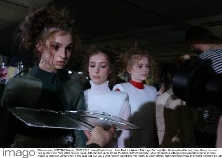Paris Fashion Week - Bakstage Dorhout Mees Modenschau Dorhout Mees Ready to wear Fall Winter show Paris 2016 Fashion week, 644 Cordon Cordon Press  alfonsoxjimenezxvalero Dorhout Mees Ready to wear Fall Winter show Paris 2016