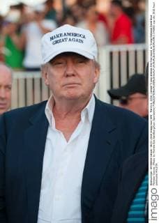 March 6, 2016: Donald Trump attends the final round at Trump National Doral Blue Monster Course. (Photo by Michele Eve Sandberg Icon Sportswire) EDITORIAL USE ONLY 245852