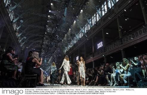 March 7, 2016 - Melbourne, Victoria, Australia - March 7, 2016 - Melbourne, Australia - Models on the runway for the 2016 Opening Runway during Melbourne Fashion Week. Melbourne Australia - ZUMAk106