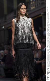 March 7, 2016 - Melbourne, Victoria, Australia - March 7, 2016 - Melbourne, Australia - A model wears Romance Was Born for the 2016 Opening Runway during Melbourne Fashion Week. Melbourne Australia - ZUMAk106