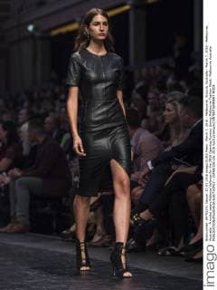 March 7, 2016 - Melbourne, Victoria, Australia - March 7, 2016 - Melbourne, Australia - A model wears Rebecca Vallance for the 2016 Opening Runway during Melbourne Fashion Week. Melbourne Australia - ZUMAk106