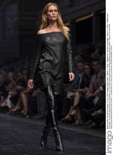 March 7, 2016 - Melbourne, Victoria, Australia - March 7, 2016 - Melbourne, Australia - A model wears Scanlon Theodore for the 2016 Opening Runway during Melbourne Fashion Week. Melbourne Australia - ZUMAk106