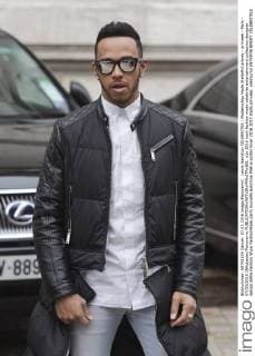 Lewis Hamilton CELEBRITES : Modenschau Mode StellaMcCartney - arrivees - Paris - 07 03 2016 JBAutissier Panoramic 