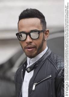 Lewis Hamilton CELEBRITES : Modenschau Mode StellaMcCartney - arrivees - Paris - 07 03 2016 JBAutissier Panoramic 