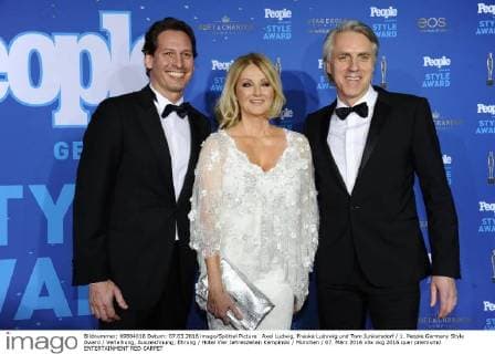 Axel Ludwig, Frauke Ludowig und Tom Junkersdorf 1. People Germany Style Award Verleihung, Auszeichnung; Ehrung Hotel Vier Jahreszeiten Kempinski München 07. März 2016