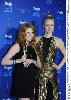 Palina Rojinski und Franziska Knuppe 1. People Germany Style Award Verleihung, Auszeichnung; Ehrung Hotel Vier Jahreszeiten Kempinski München 07. März 2016