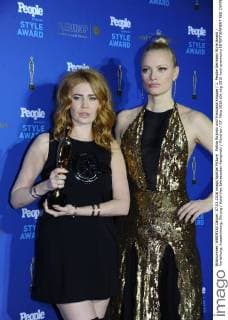 Palina Rojinski und Franziska Knuppe 1. People Germany Style Award Verleihung, Auszeichnung; Ehrung Hotel Vier Jahreszeiten Kempinski München 07. März 2016