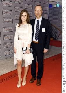 Daniel Varela Stander mit Sara Ehlhardt bei der Verleihung des Deutschen Medienpreises 2015 im Kongresshaus. Baden-Baden, 07.03.2016 Foto:xFredericx xFuturexImage