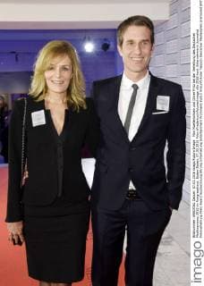 Mon Muellerschoen und Oliver Fritz bei der Verleihung des Deutschen Medienpreises 2015 im Kongresshaus. Baden-Baden, 07.03.2016 Foto:xFredericx xFuturexImage
