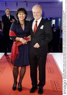 Peter Boudgoust mit Ehefrau Bärbel bei der Verleihung des Deutschen Medienpreises 2015 im Kongresshaus. Baden-Baden, 07.03.2016 Foto:xFredericx xFuturexImage