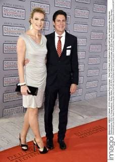 Maria Höfl-Riesch mit Ehemann Marcus Höfl bei der Verleihung des Deutschen Medienpreises 2015 im Kongresshaus. Baden-Baden, 07.03.2016 Foto:xFredericx xFuturexImage