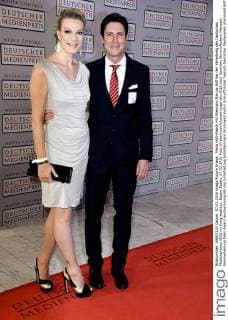 Maria Höfl-Riesch mit Ehemann Marcus Höfl bei der Verleihung des Deutschen Medienpreises 2015 im Kongresshaus. Baden-Baden, 07.03.2016 Foto:xFredericx xFuturexImage