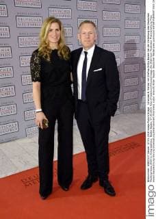 Johannes B. Kerner mit Ehefrau Britta Becker bei der Verleihung des Deutschen Medienpreises 2015 im Kongresshaus. Baden-Baden, 07.03.2016 Foto:xFredericx xFuturexImage