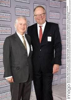 Norbert Körzdörfer und Andreas Fritzenkötter bei der Verleihung des Deutschen Medienpreises 2015 im Kongresshaus. Baden-Baden, 07.03.2016 Foto:xFredericx xFuturexImage
