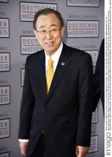 Ban Ki-moon bei der Verleihung des Deutschen Medienpreises 2015 im Kongresshaus. Baden-Baden, 07.03.2016 Foto:xFredericx xFuturexImage