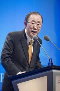 Ban Ki-moon bei der Verleihung des Deutschen Medienpreises 2015 im Kongresshaus. Baden-Baden, 07.03.2016 Foto:xFredericx xFuturexImage