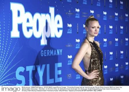 Franziska Knuppe bei der Verleihung der People Style Awards 2016 im Hotel Vier Jahreszeiten Kempinski. München, 07.03.2016 Foto:xS.xGabschx xFuturexImage