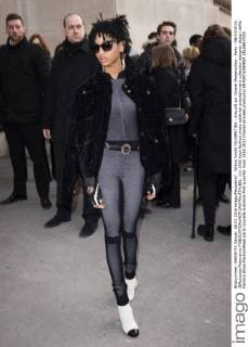 Willow Smith CELEBRITIES : Ankunft zur Chanel Modenschau - Paris - 08 03 2016 JBAutissier Panoramic 