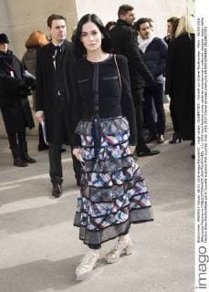 Leigh Lezark CELEBRITIES : Ankunft zur Chanel Modenschau - Paris - 08 03 2016 JBAutissier Panoramic 