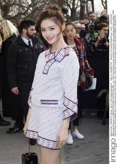 Jelly Lin CELEBRITIES : Ankunft zur Chanel Modenschau - Paris - 08 03 2016 JBAutissier Panoramic 