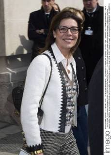Prinzessin Caroline von Monaco CELEBRITIES : Ankunft zur Chanel Modenschau - Paris - 08 03 2016 JBAutissier Panoramic 
