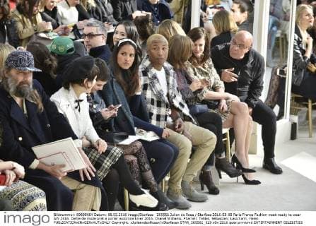 205561 Julien de Rosa Starface 2016-03-08 Paris France Fashion week ready to wear AW 2016. Defile de mode pret a porter automne hiver 2016. Chanel Williams, Pharrell; Tellier, Sébastien; Lasichanh, Helen  Copyright: xJulienxdexRosax xStarfacex STAR_205561_013