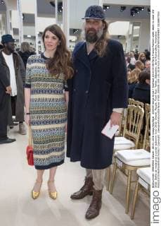 205559 Serge Arnal Starface 2016-03-08 Paris France Fashion week ready to wear AW 2016. Defile de mode pret a porter automne hiver 2016. Chanel. People. Front Row. Tellier, Sébastien; de la Richardière, Amandine  Copyright: xSergexArnalx xStarfacex STAR_205559_009