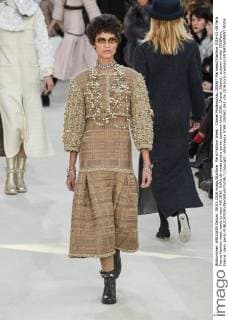 Paris Fashion Week - Chanel Modenschau 205567 Marineau Starface 2016-03-08 Paris France Fashion week ready to wear AW 2016. Defile de mode pret a porter automne hiver 2016. Chanel. Chanel , autumn-winter 2016Paris, France _sans_perso  Copyright: xMarineaux STAR_205567_063