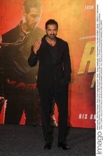 Rocky Handsome Filmpremiere in Mumbai MUMBAI, INDIA - MARCH 4: Bollywood actor John Abraham during the trailer launch of film Rocky Handsome on March 4, 2016 in Mumbai, India.(Photo by Pramod Thakur Hindustan Times ) Trailer Launch Of Film Rocky Handsome