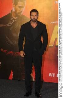 Rocky Handsome Filmpremiere in Mumbai MUMBAI, INDIA - MARCH 4: Bollywood actor John Abraham during the trailer launch of film Rocky Handsome on March 4, 2016 in Mumbai, India.(Photo by Pramod Thakur Hindustan Times ) Trailer Launch Of Film Rocky Handsome