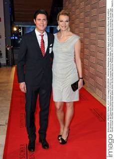 Deutscher Medienpreis. Maria Höfl-Riesch und ihr Ehemann Marcus Höfl anläßlich der Verleihung des Deutschen Medienpreises am 07.03.2016 im Kongress Centrum Baden Baden.