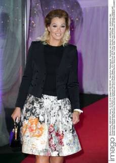Deutscher Medienpreis. Franziska van Almsick anläßlich der Verleihung des Deutschen Medienpreises am 07.03.2016 im Kongress Centrum Baden Baden.