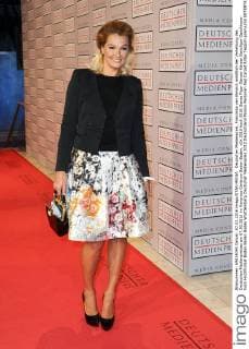 Deutscher Medienpreis. Franziska van Almsick anläßlich der Verleihung des Deutschen Medienpreises am 07.03.2016 im Kongress Centrum Baden Baden.