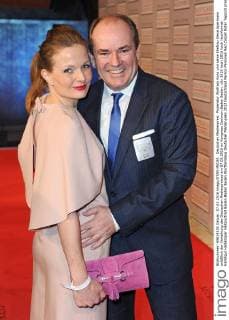 Deutscher Medienpreis. Moderator Wolfram Kons und seine Ehefrau Alexa Apermann anläßlich der Verleihung des Deutschen Medienpreises am 07.03.2016 im Kongress Centrum Baden Baden.