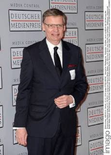 Deutscher Medienpreis. Moderator Günther Jauch anläßlich der Verleihung des Deutschen Medienpreises am 07.03.2016 im Kongress Centrum Baden Baden.